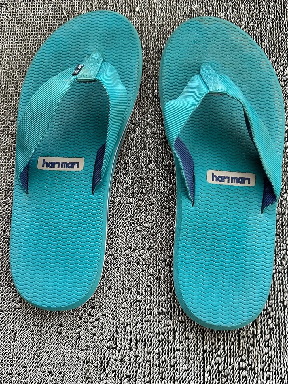 Harimari Men’s Teal Flip Flops